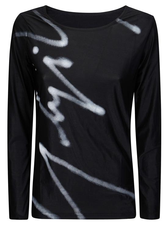 26SS 요지 야마모토 긴팔 티셔츠 FKT81983 2 BLACK