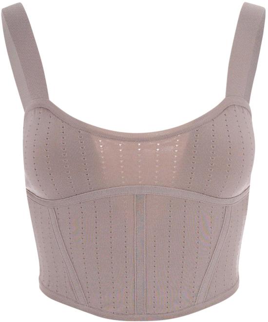 26SS 파트리지아페페 민소매 티셔츠 8K0372K315S748 TAUPE