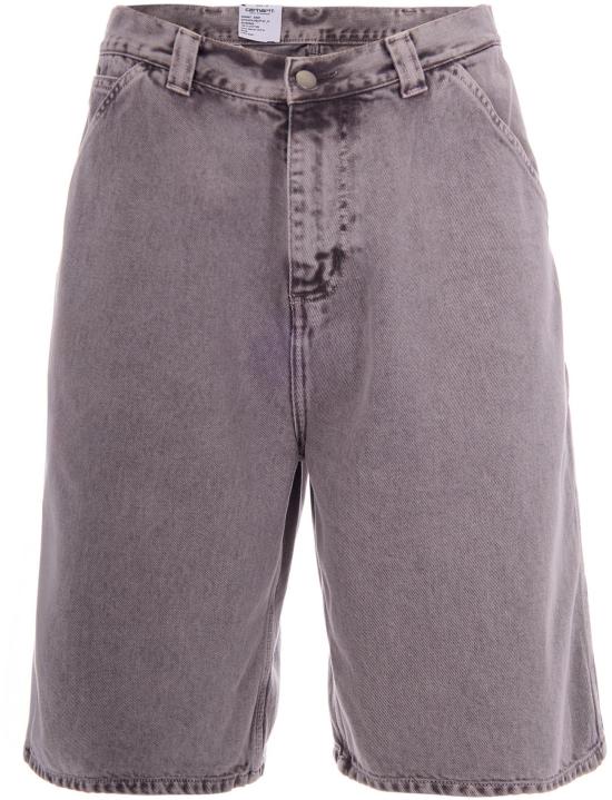26SS 칼하트 WIP OG 싱글 니 쇼츠 I0364973IS5F LICHTGREY
