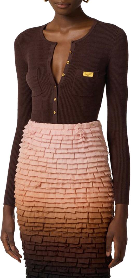26SS 엘리자베타프랜치 스웨터 MK88B61E2644 BROWN - ELISABETTA FRANCHI