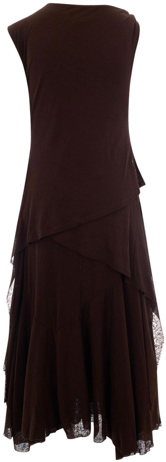 26SS 가니 롱 원피스 5715897067788 BROWN - GANNI