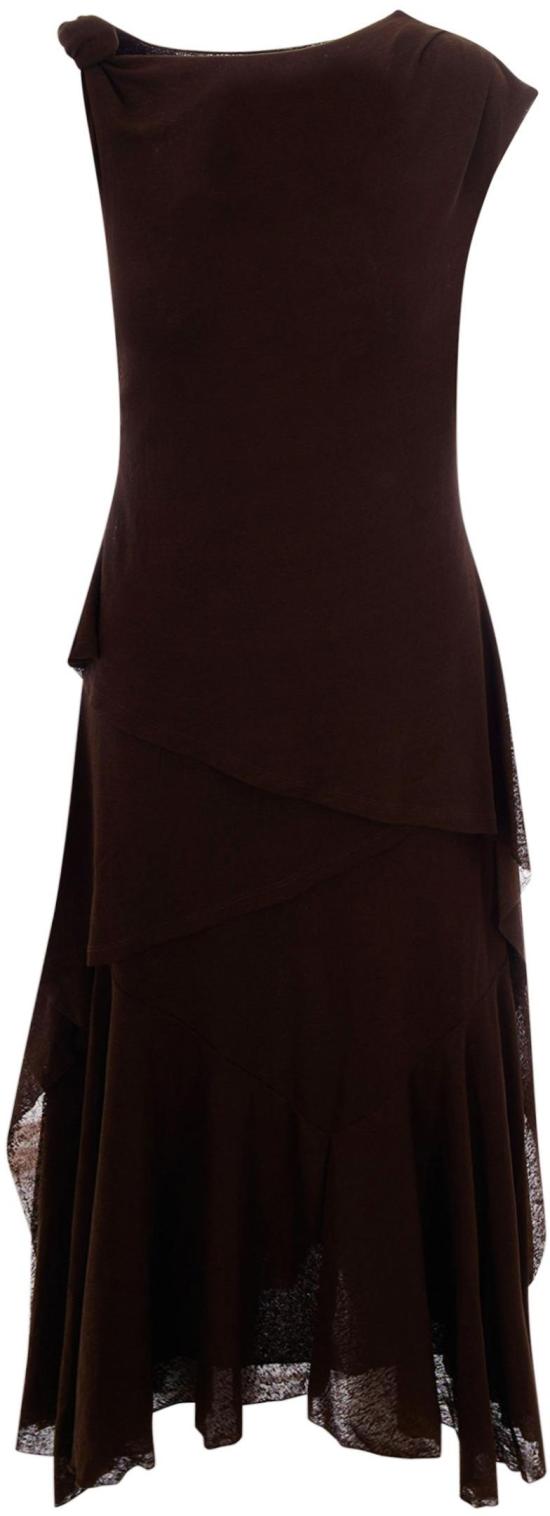 26SS 가니 롱 원피스 5715897067788 BROWN