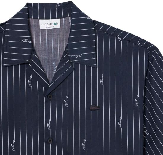 26SS 라코스테 반팔 셔츠 1000156 BLACK - LACOSTE