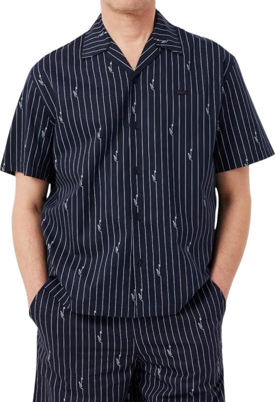 26SS 라코스테 반팔 셔츠 1000156 BLACK