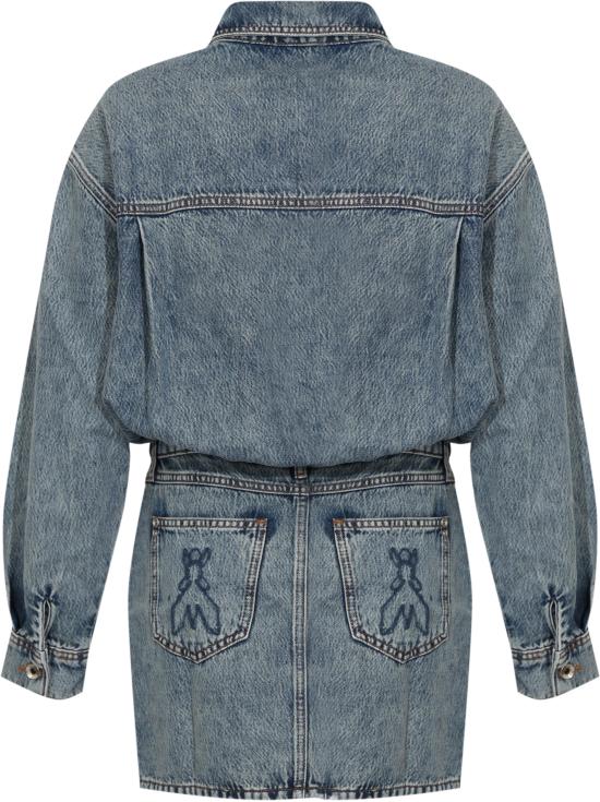 26SS 파트리지아페페 데님 원피스 8A1607D108CB05 BLUE - PATRIZIA PEPE