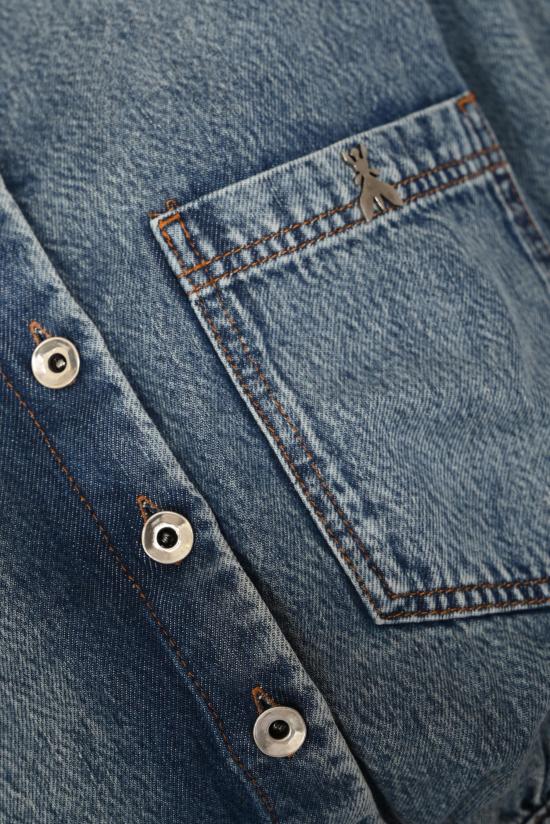 26SS 파트리지아페페 데님 원피스 8A1607D108CB05 BLUE - PATRIZIA PEPE