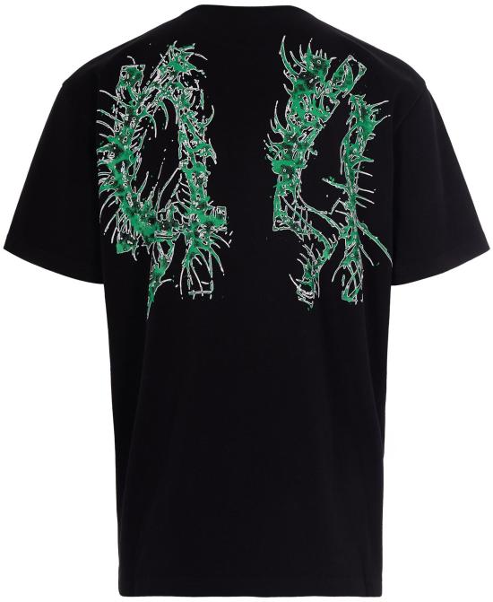 26SS 44레이블 반팔 티셔츠 B0030556FA706P767 BLACK - 44 LABEL