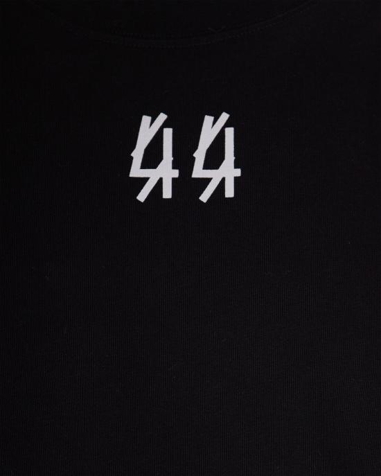 26SS 44레이블 반팔 티셔츠 B0030556FA706P767 BLACK - 44 LABEL