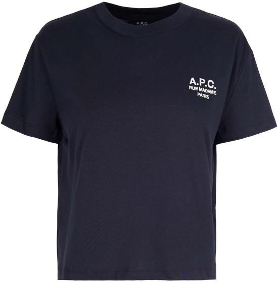  아페쎄 루 마담 박시 티셔츠 COHBMF26389TIQ NAVY