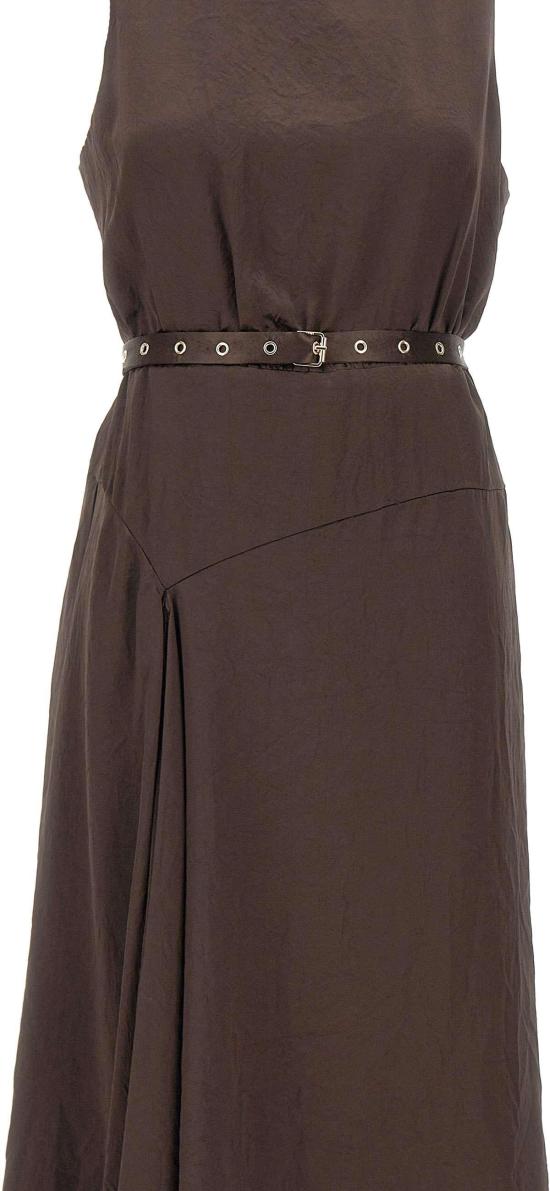 26SS 리우조 미디 원피스 CA6149T450AP9576 BROWN - LIU JO