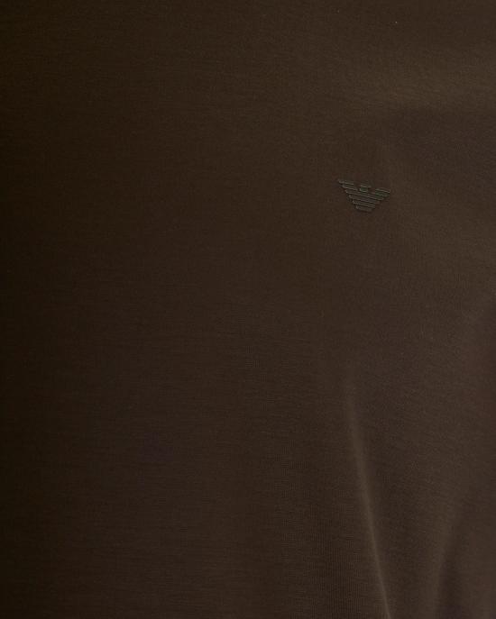 26SS 엠포리오 아르마니 반팔 티셔츠 EM005491AF24839U8121 BROWN - EMPORIO ARMANI