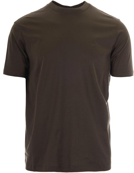 26SS 엠포리오 아르마니 반팔 티셔츠 EM005491AF24839U8121 BROWN