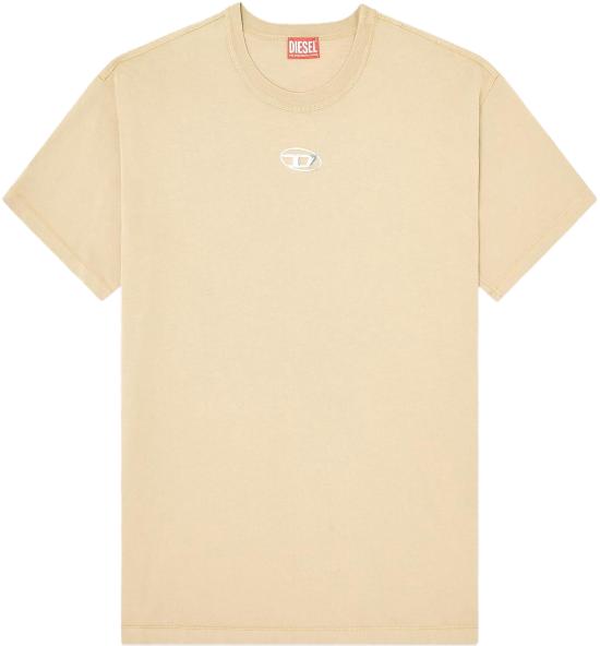 26SS 디젤 T-Norm Iod 반팔 티셔츠 A202970JMBB7CS BEIGE