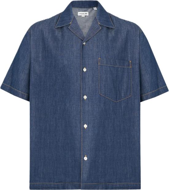 26SS 라코스테 데님 셔츠 CH1869MK9 BLUE