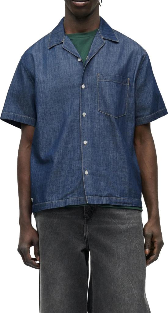 26SS 라코스테 데님 셔츠 CH1869MK9 BLUE - LACOSTE