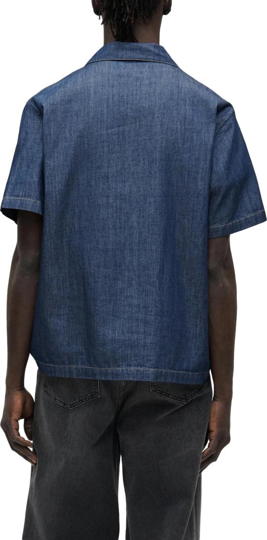 26SS 라코스테 데님 셔츠 CH1869MK9 BLUE - LACOSTE