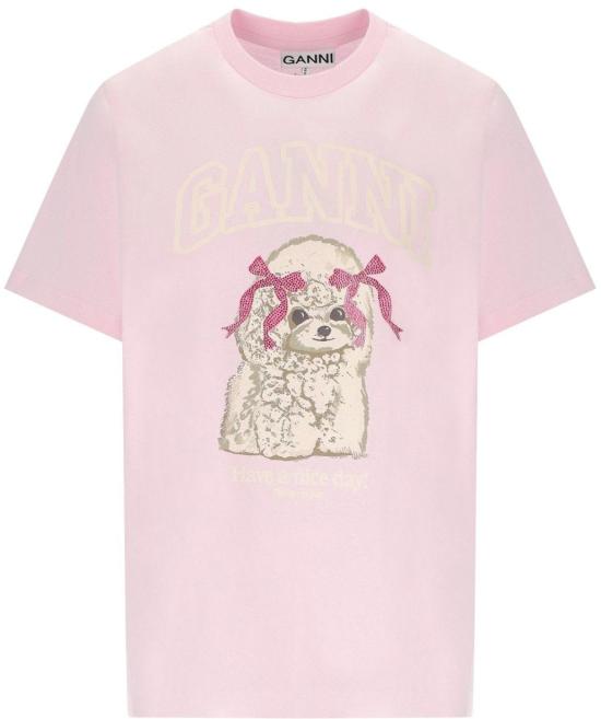 26SS 가니 반팔 티셔츠 9241643483382 PINK