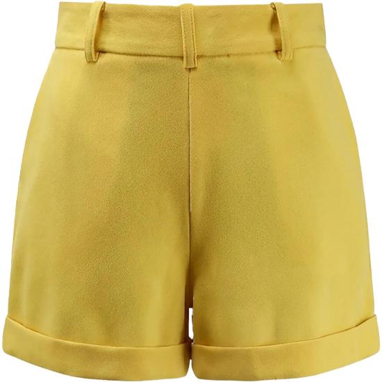 26SS 엘리자베타프랜치 숏팬츠 SH00961E2EV4 YELLOW - ELISABETTA FRANCHI