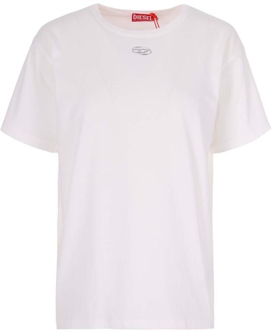 26SS 디젤 T-노미-Od-S1 코튼 티셔츠 A203990JMBB141 WHITE