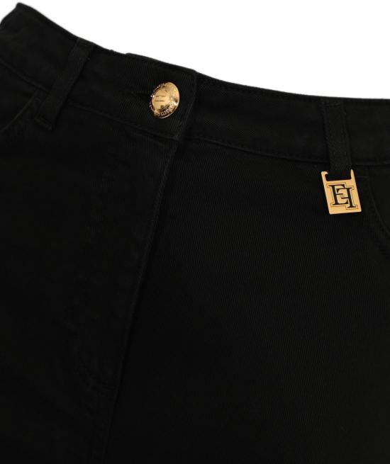 26SS 엘리자베타프랜치 데님 팬츠 PJ23N61E2110 BLACK - ELISABETTA FRANCHI