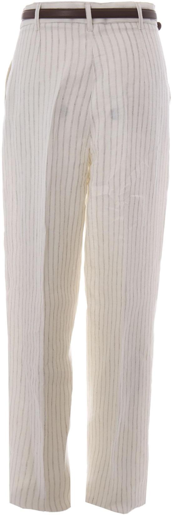 26SS 막스마라 스트레이트 팬츠 2616131082600MSTFONTE001 WHITE - MAX MARA