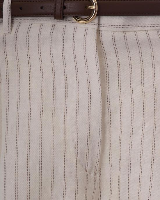 26SS 막스마라 스트레이트 팬츠 2616131082600MSTFONTE001 WHITE - MAX MARA