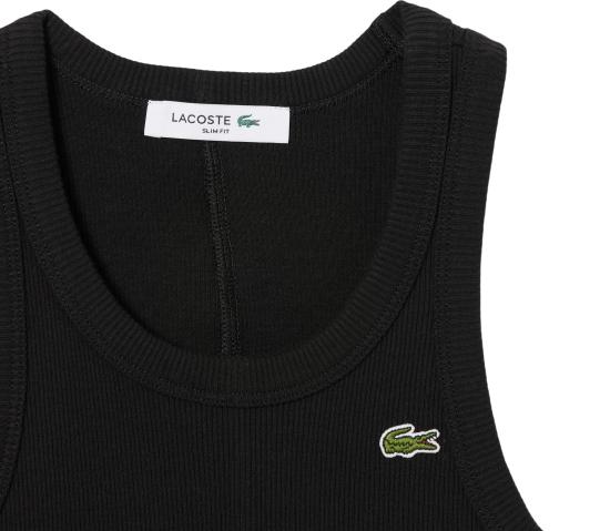 26SS 라코스테 민소매 티셔츠 TF5388031 BLACK - LACOSTE