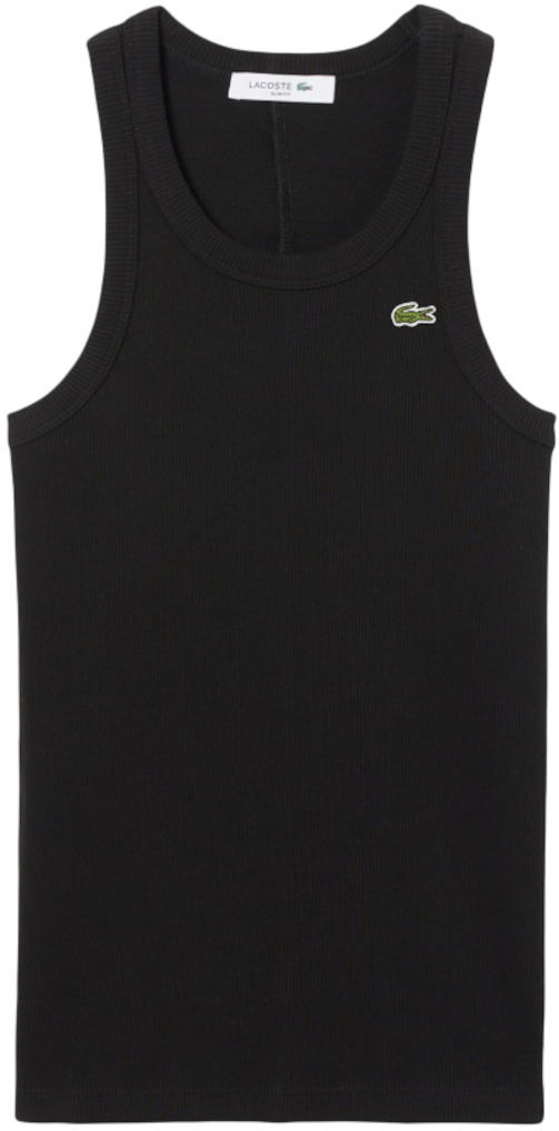 26SS 라코스테 민소매 티셔츠 TF5388031 BLACK