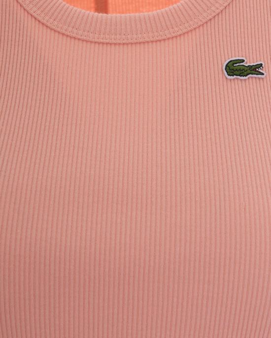 26SS 라코스테 민소매 티셔츠 TF5388UI2 PINK - LACOSTE