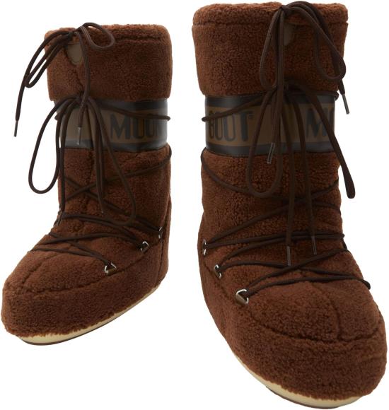 25FW 문부츠 아이콘 플리스 부츠 1403080M004 BROWN - MOON BOOT
