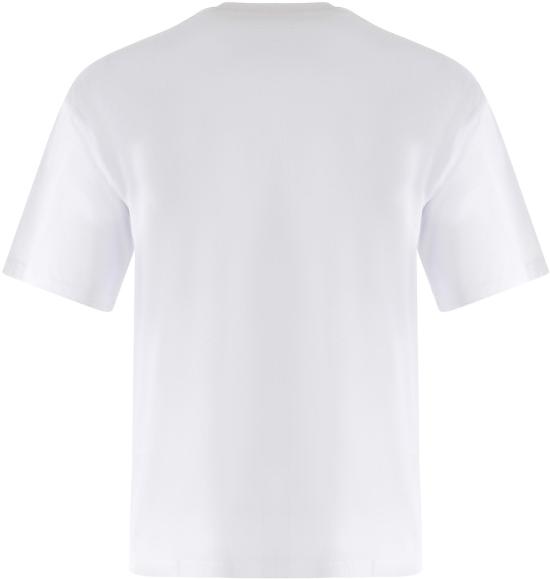 26SS 디젤 T-박스트-Div 로고 패치 티셔츠 A149430GRAI100 WHITE - DIESEL