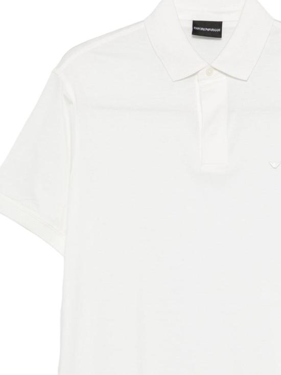 26SS 엠포리오 아르마니 폴로 티셔츠 EM004588AF10017U0003 WHITE - EMPORIO ARMANI