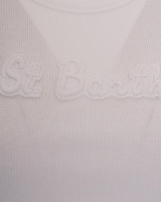 26SS 세인트바쓰 민소매 티셔츠 AAD00108656L WHITE - MC2 SAINT BARTH