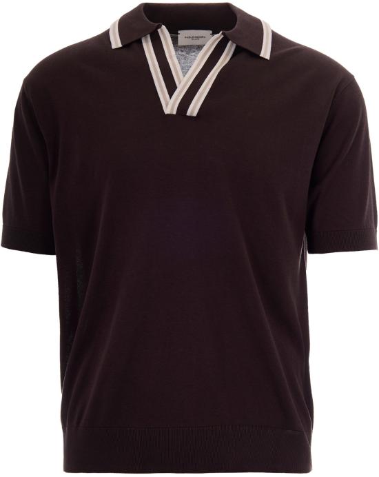 26SS 파올로페코라 폴로 티셔츠 8057713294228 BROWN