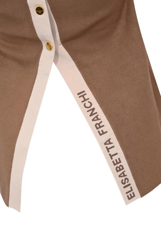 26SS 엘리자베타프랜치 민소매 티셔츠 8053686789396 BROWN - ELISABETTA FRANCHI
