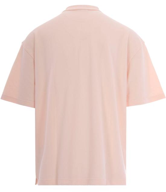 26SS 메종키츠네 폭스 헤드 오버사이즈 폴로 티셔츠 PM00211KP00010448 PINK - MAISON KITSUNE