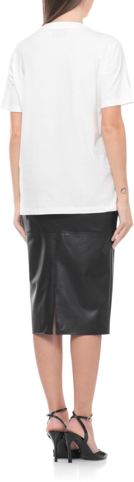 26SS 엘리자베타프랜치 반팔 티셔츠 MA74D61E2270 WHITE - ELISABETTA FRANCHI