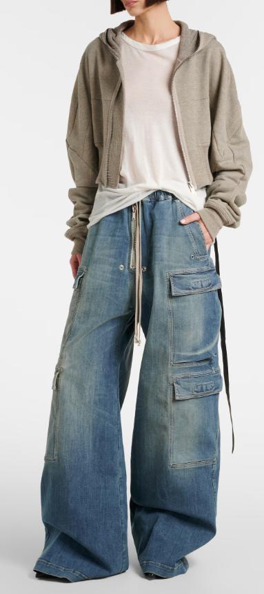 26SS 릭 오웬스 데님 팬츠 DS01F4324SDWB 06 WASHED INDIGO - RICK OWENS