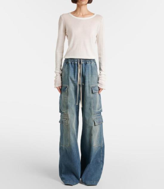 26SS 릭 오웬스 데님 팬츠 DS01F4324SDWB 06 WASHED INDIGO - RICK OWENS