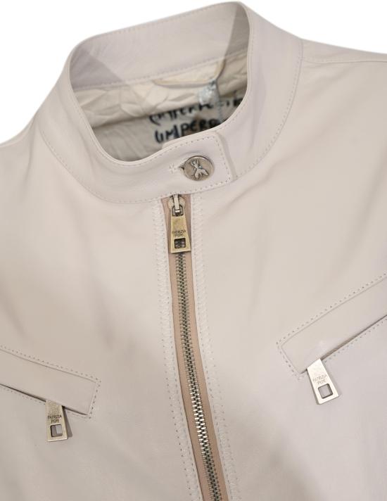 26SS 파트리지아페페 가죽 자켓 8O0212L150W101 WHITE - PATRIZIA PEPE