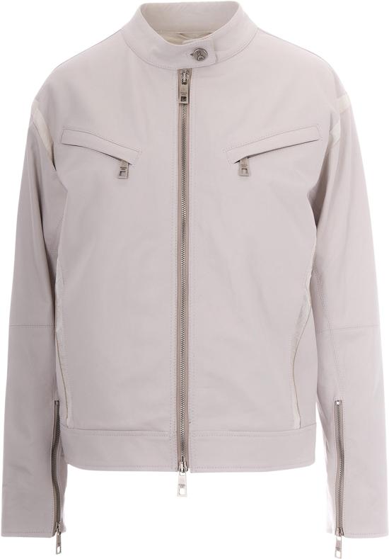 26SS 파트리지아페페 가죽 자켓 8O0212L150W101 WHITE