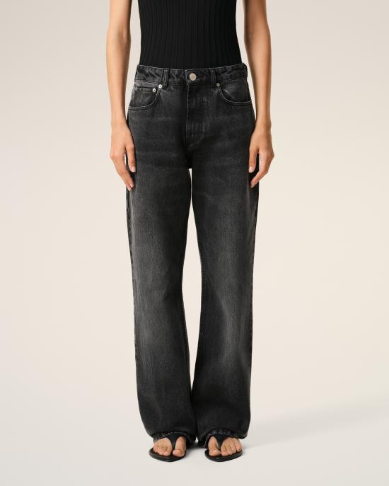 26SS 아미 스트레이트 팬츠 FTR450DE0124 031 NOIRUSED - AMI