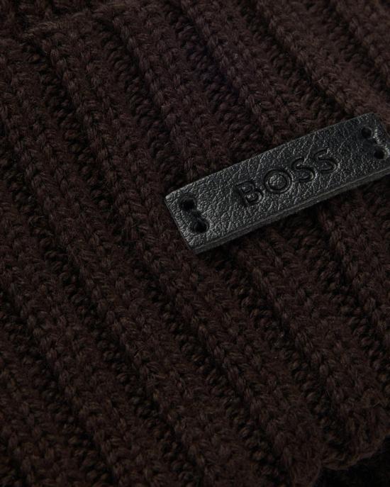 25FW 보스 비니 50495306202 BROWN - BOSS