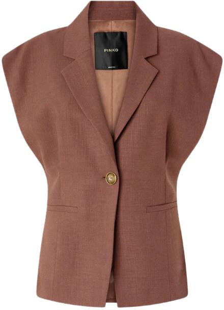 26SS 핑코 베스트 106509A2W6L78 BROWN