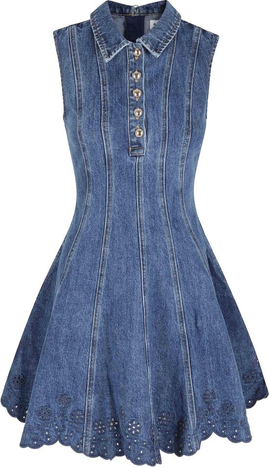 26SS 셀프 포트레이트 데님 원피스 SS26820SBL BLUE
