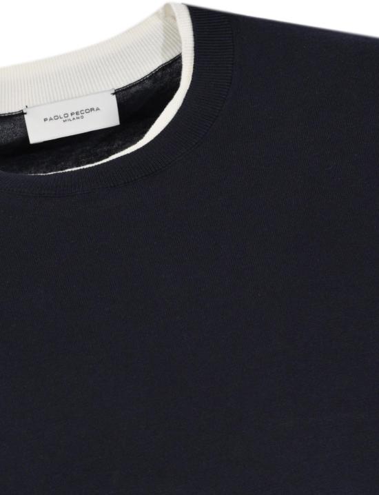 26SS 파올로페코라 스웨터 A011F1006685 NAVY - PAOLO PECORA
