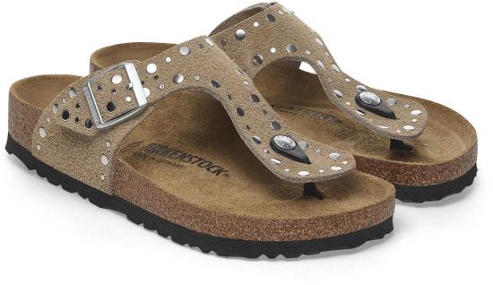 26SS 버켄스탁 뮬/슬리퍼 1029388GIZEHRIVETTAUPE - BIRKENSTOCK