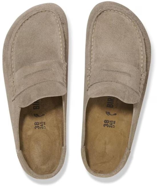  버켄스탁 네이플스 랩드 스웨이드 레더 1029710 TAUPE - BIRKENSTOCK