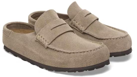  버켄스탁 네이플스 랩드 스웨이드 레더 1029710 TAUPE - BIRKENSTOCK