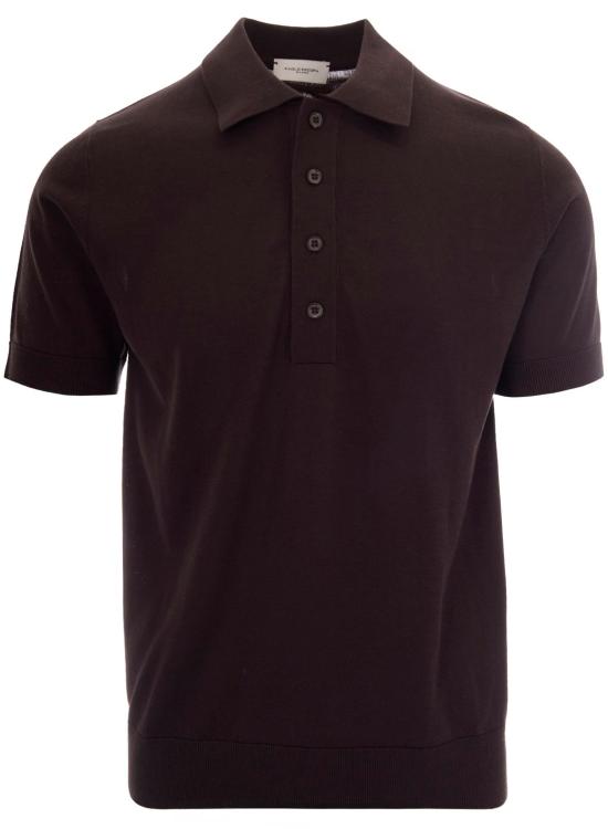 26SS 파올로 페코라 폴로 티셔츠 A006F2002345 BROWN